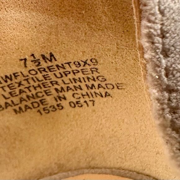 Nine West Florent Pointy Toe Gray Suede Leather heels size 7.5 - Picture 9 of 10